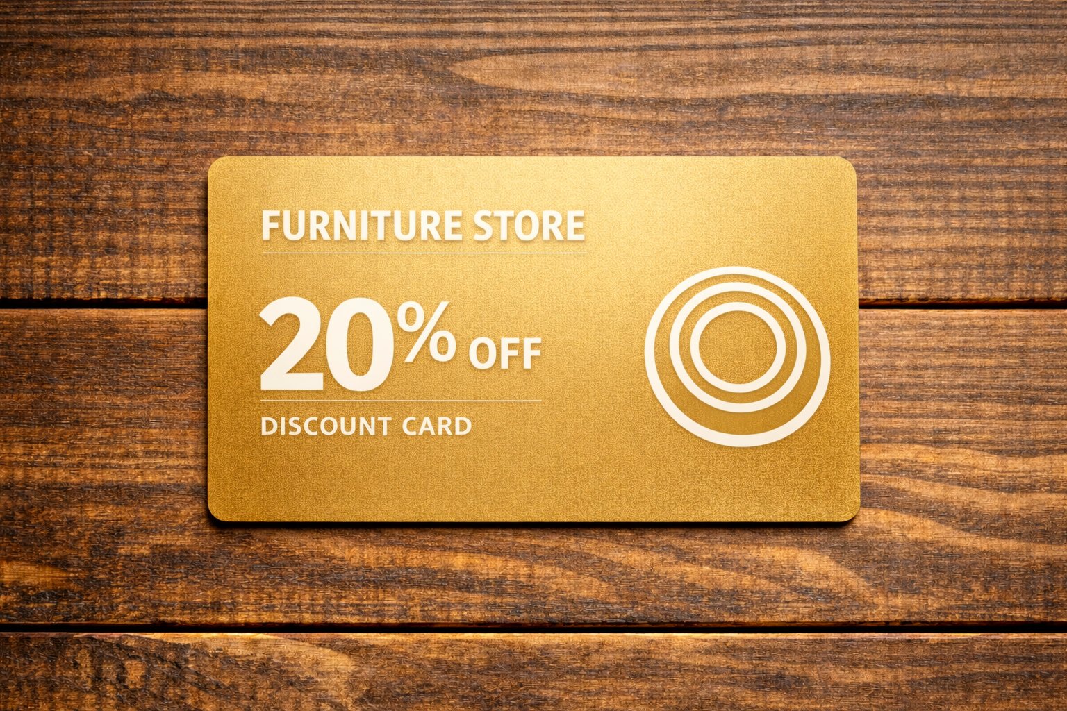 LED1 Wallet - Premium Gold